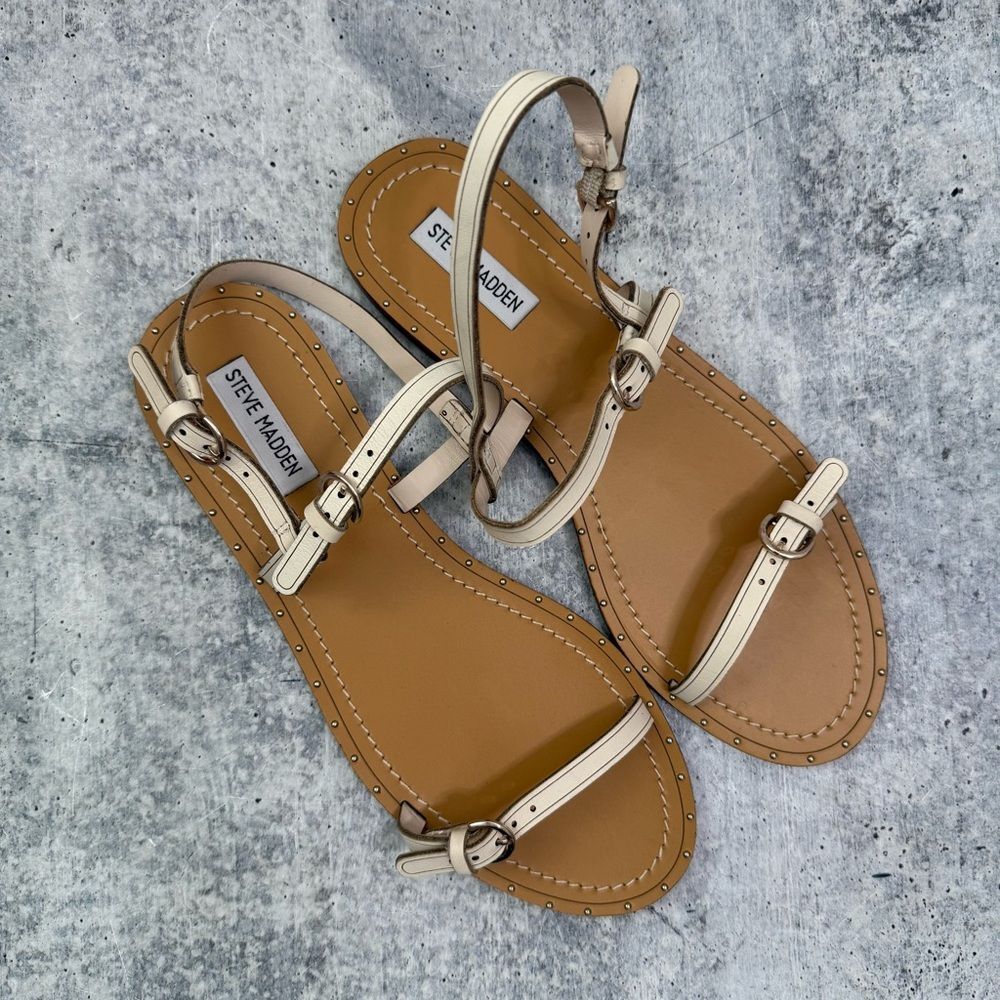 NEW Steve Madden Raquel Adjustable Leather Ankle Strap 9